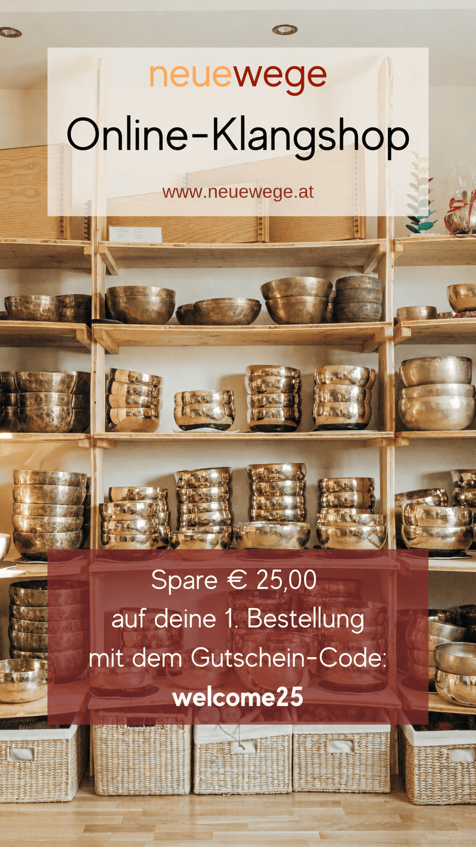 neuewege Online-Klangshop mit Klangschalen und Klanginstrumenten